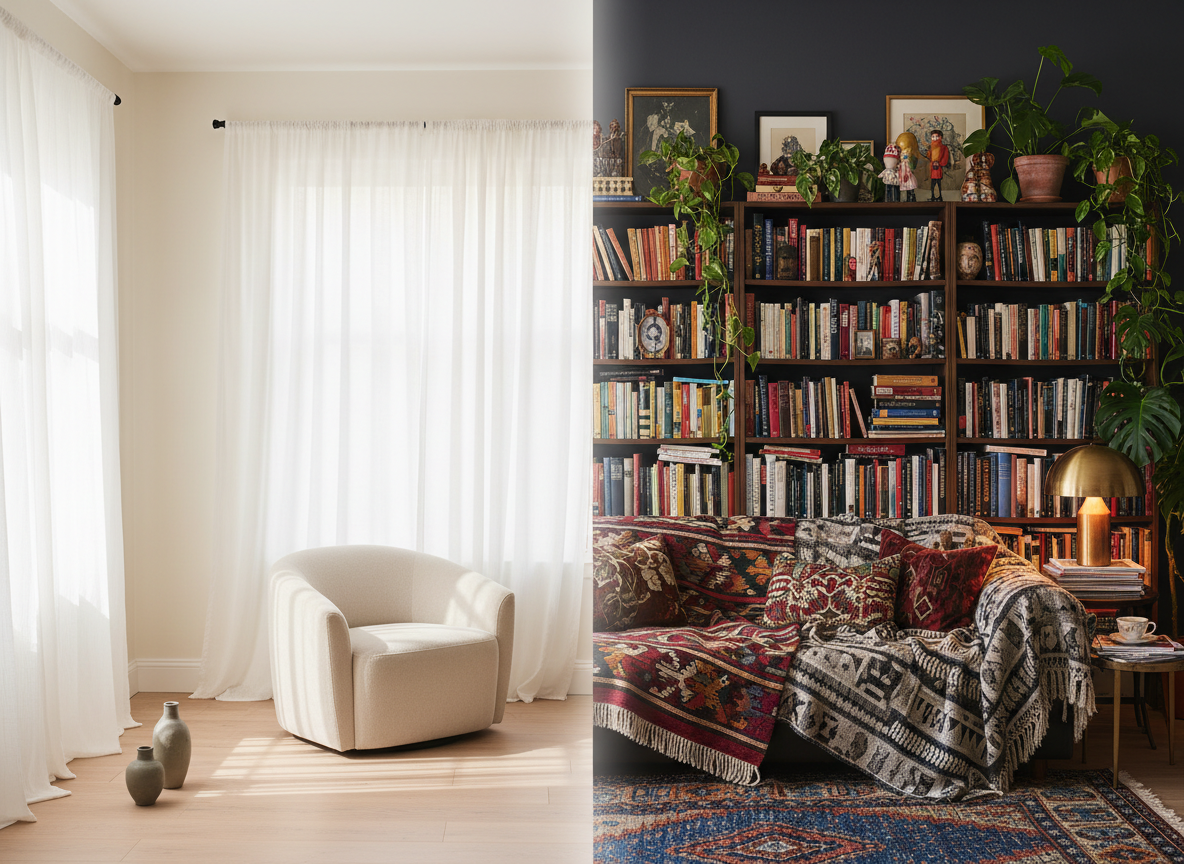 Minimal room beside a layered maximal room